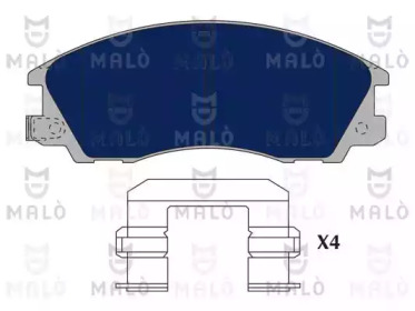 Комплект тормозных колодок (MALÒ: 1050623)