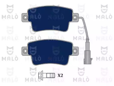 Комплект тормозных колодок (MALÒ: 1050916)