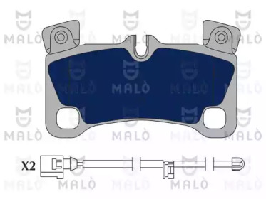 Комплект тормозных колодок (MALÒ: 1051037)
