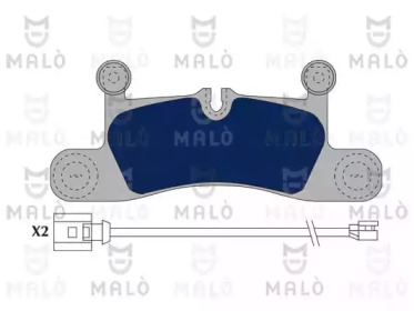 Комплект тормозных колодок (MALÒ: 1051064)