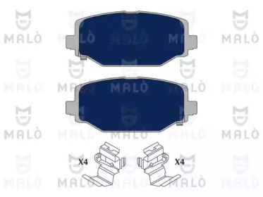 Комплект тормозных колодок (MALÒ: 1051076)