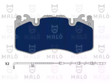 Комплект тормозных колодок (MALÒ: 1051117)