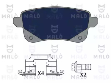 Комплект тормозных колодок (MALÒ: 1051177)