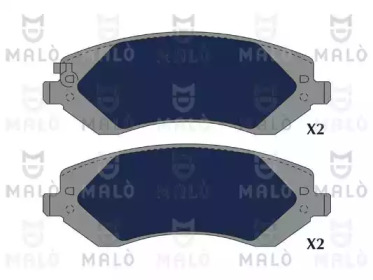 Комплект тормозных колодок (MALÒ: 1051200)