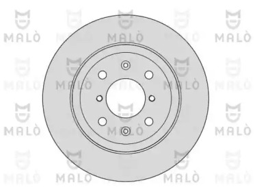Тормозной диск (MALÒ: 1110081)