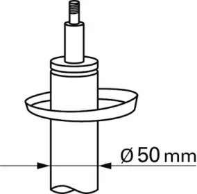 Амортизатор (SACHS: 312 267)