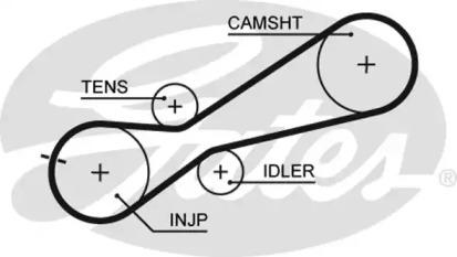 Ремень (GATES: 5345XS)