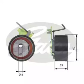 Ролик (GATES: T43088)