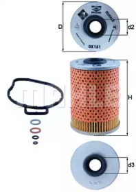 Фильтр (KNECHT: OX 151D)