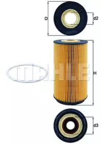 Фильтр (KNECHT: OX 557D)