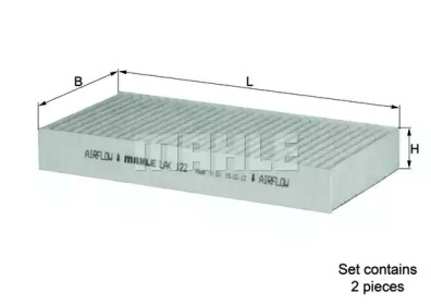 Фильтр (KNECHT: LAK 122/S)