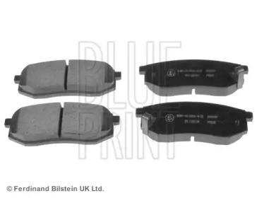 Комплект тормозных колодок (BLUE PRINT: ADG042104)