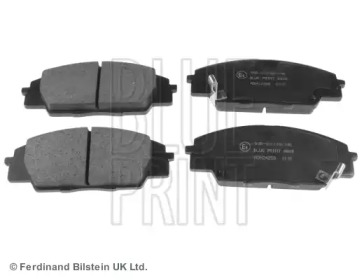 Комплект тормозных колодок (BLUE PRINT: ADH24258)