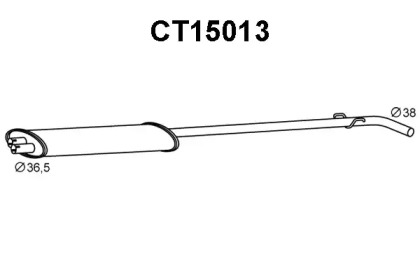 Амортизатор (VENEPORTE: CT15013)