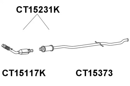 Катализатор (VENEPORTE: CT15231K)