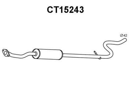 Амортизатор (VENEPORTE: CT15243)