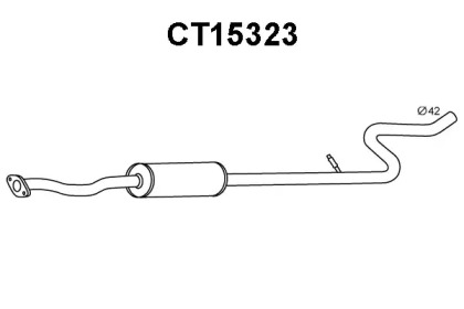 Амортизатор (VENEPORTE: CT15323)