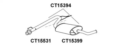 Амортизатор (VENEPORTE: CT15394)