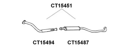 Амортизатор (VENEPORTE: CT15451)