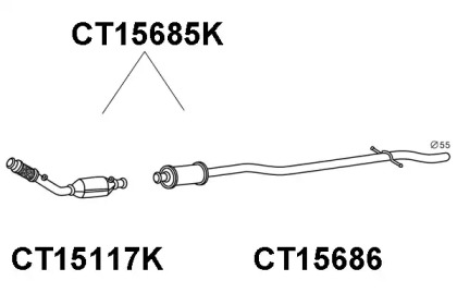 Катализатор (VENEPORTE: CT15685K)