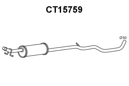 Амортизатор (VENEPORTE: CT15759)