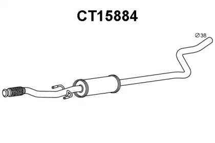 Амортизатор (VENEPORTE: CT15884)