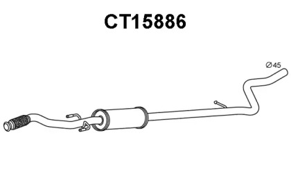 Амортизатор (VENEPORTE: CT15886)