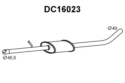 Амортизатор (VENEPORTE: DC16023)