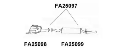 Амортизатор (VENEPORTE: FA25097)