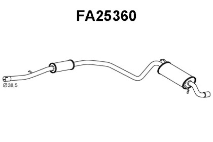 Амортизатор (VENEPORTE: FA25360)