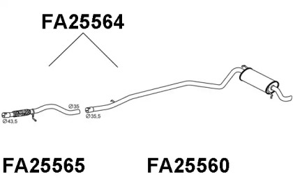 Амортизатор (VENEPORTE: FA25564)