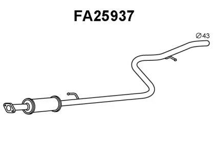 Амортизатор (VENEPORTE: FA25937)