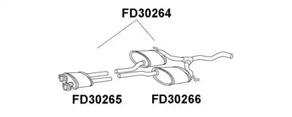 Амортизатор (VENEPORTE: FD30264)