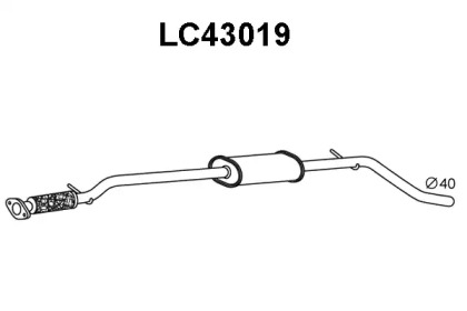 Амортизатор (VENEPORTE: LC43019)