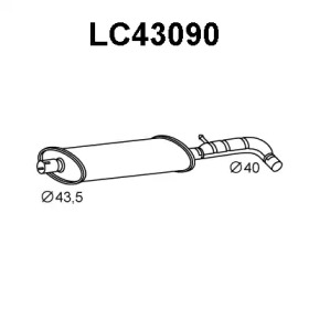 Амортизатор (VENEPORTE: LC43090)