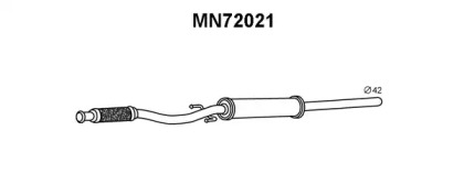 Амортизатор (VENEPORTE: MN72021)