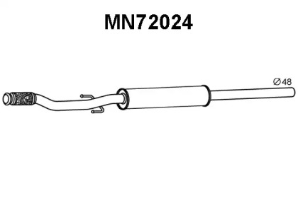 Амортизатор (VENEPORTE: MN72024)