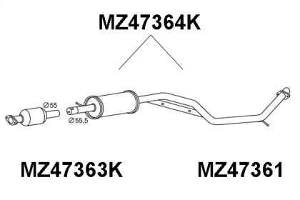 Катализатор (VENEPORTE: MZ47364K)