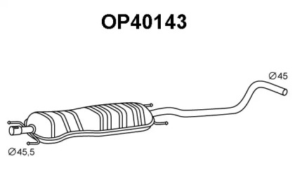 Амортизатор (VENEPORTE: OP40143)