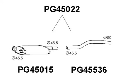 Амортизатор (VENEPORTE: PG45022)