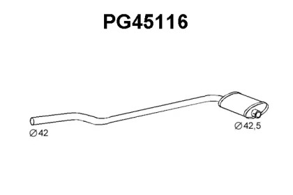 Амортизатор (VENEPORTE: PG45116)