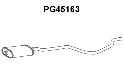 Амортизатор (VENEPORTE: PG45163)