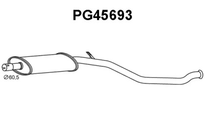 Амортизатор (VENEPORTE: PG45693)