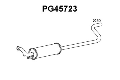 Амортизатор (VENEPORTE: PG45723)