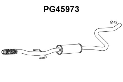 Амортизатор (VENEPORTE: PG45973)