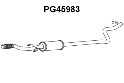 Амортизатор (VENEPORTE: PG45983)