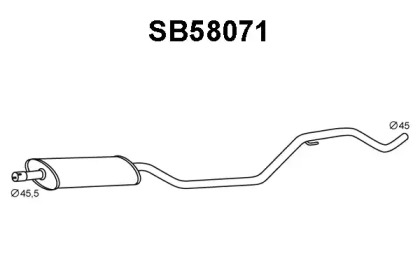 Амортизатор (VENEPORTE: SB58071)