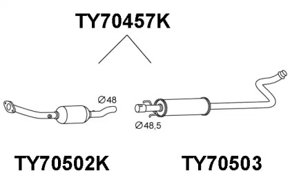 Катализатор (VENEPORTE: TY70457K)