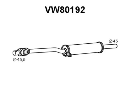 Амортизатор (VENEPORTE: VW80192)