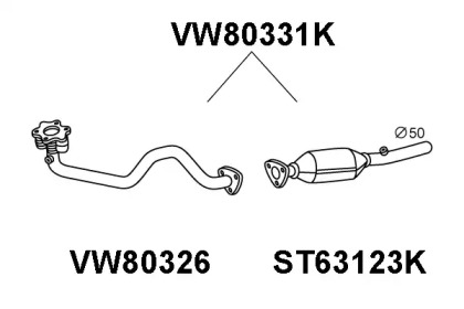 Катализатор (VENEPORTE: VW80331K)